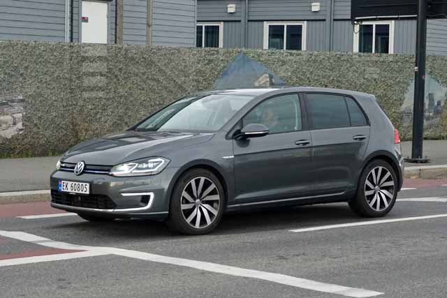 volkswagon golf electric car