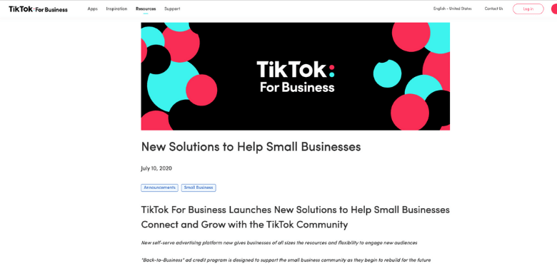 Businesses & TikTok